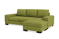 Melrose Reversible Chaise Sleeper Sofa Bed :: Leg Finish: Espresso / Sleeper Option: Deluxe Innerspring Mattress