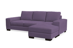 Melrose Reversible Chaise Sleeper Sofa Bed :: Leg Finish: Espresso / Sleeper Option: Memory Foam Mattress