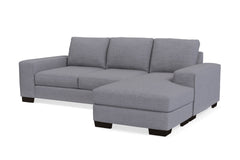 Melrose Reversible Chaise Sleeper Sofa Bed :: Leg Finish: Espresso / Sleeper Option: Deluxe Innerspring Mattress