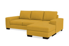 Melrose Reversible Chaise Sofa :: Leg Finish: Espresso