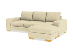 Melrose Reversible Chaise Sofa :: Leg Finish: Natural