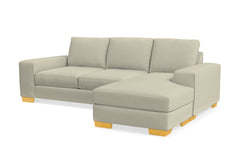 Melrose Reversible Chaise Sofa :: Leg Finish: Natural