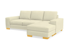 Melrose Reversible Chaise Sofa :: Leg Finish: Natural