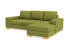 Melrose Reversible Chaise Sofa :: Leg Finish: Natural