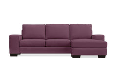 Melrose Reversible Chaise Sleeper Sofa Bed :: Leg Finish: Espresso / Sleeper Option: Memory Foam Mattress