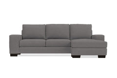 Melrose Reversible Chaise Sleeper Sofa Bed :: Leg Finish: Espresso / Sleeper Option: Memory Foam Mattress