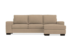 Melrose Reversible Chaise Sofa :: Leg Finish: Espresso