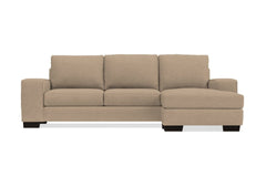 Melrose Reversible Chaise Sleeper Sofa Bed :: Leg Finish: Espresso / Sleeper Option: Memory Foam Mattress