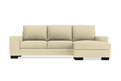 Melrose Reversible Chaise Sofa :: Leg Finish: Espresso