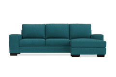 Melrose Reversible Chaise Sleeper Sofa Bed :: Leg Finish: Espresso / Sleeper Option: Deluxe Innerspring Mattress