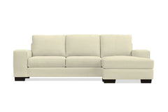 Melrose Reversible Chaise Sleeper Sofa Bed :: Leg Finish: Espresso / Sleeper Option: Memory Foam Mattress