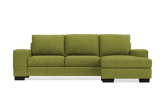 Melrose Reversible Chaise Sleeper Sofa Bed :: Leg Finish: Espresso / Sleeper Option: Memory Foam Mattress