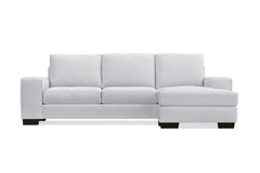 Melrose Reversible Chaise Sleeper Sofa Bed :: Leg Finish: Espresso / Sleeper Option: Deluxe Innerspring Mattress