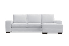 Melrose Reversible Chaise Sleeper Sofa Bed :: Leg Finish: Espresso / Sleeper Option: Memory Foam Mattress