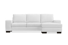 Melrose Reversible Velvet Chaise Sleeper Sofa Bed :: Leg Finish: Espresso / Sleeper Option: Deluxe Innerspring Mattress