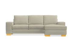 Melrose Reversible Chaise Sofa :: Leg Finish: Natural