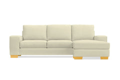 Melrose Reversible Chaise Sleeper Sofa Bed :: Leg Finish: Natural / Sleeper Option: Deluxe Innerspring Mattress