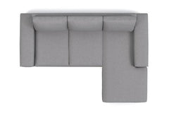 Melrose Reversible Chaise Sofa :: Leg Finish: Pecan