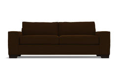 Melrose Queen Size Sleeper Sofa Bed :: Leg Finish: Espresso / Sleeper Option: Memory Foam Mattress