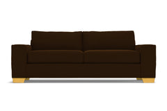 Melrose Queen Size Sleeper Sofa Bed :: Leg Finish: Natural / Sleeper Option: Deluxe Innerspring Mattress