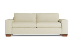 Melrose Queen Size Sleeper Sofa Bed :: Leg Finish: Pecan / Sleeper Option: Memory Foam Mattress