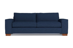 Melrose Queen Size Sleeper Sofa Bed :: Leg Finish: Pecan / Sleeper Option: Memory Foam Mattress