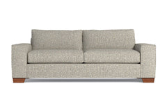 Melrose Queen Size Sleeper Sofa Bed :: Leg Finish: Pecan / Sleeper Option: Memory Foam Mattress