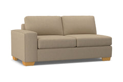 Melrose Left Arm Apartment Size Sofa :: Leg Finish: Natural / Configuration: LAF - Chaise on the Left