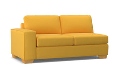 Melrose Left Arm Apartment Size Sofa :: Leg Finish: Natural / Configuration: LAF - Chaise on the Left