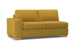 Melrose Left Arm Apartment Size Sofa :: Leg Finish: Natural / Configuration: LAF - Chaise on the Left