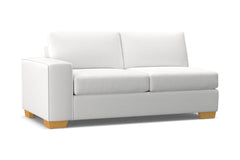 Melrose Left Arm Apartment Size Sofa :: Leg Finish: Natural / Configuration: LAF - Chaise on the Left