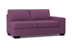 Melrose Right Arm Apartment Size Sofa :: Leg Finish: Espresso / Configuration: RAF - Chaise on the Right