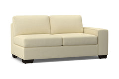 Melrose Right Arm Apartment Size Sofa :: Leg Finish: Espresso / Configuration: RAF - Chaise on the Right