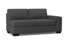 Melrose Right Arm Apartment Size Sofa :: Leg Finish: Espresso / Configuration: RAF - Chaise on the Right