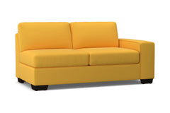 Melrose Right Arm Apartment Size Sofa :: Leg Finish: Espresso / Configuration: RAF - Chaise on the Right