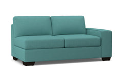 Melrose Right Arm Apartment Size Sofa :: Leg Finish: Espresso / Configuration: RAF - Chaise on the Right