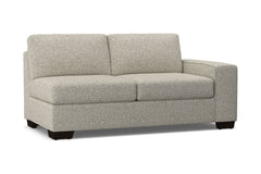 Melrose Right Arm Apartment Size Sofa :: Leg Finish: Espresso / Configuration: RAF - Chaise on the Right