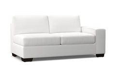 Melrose Right Arm Apartment Size Sofa :: Leg Finish: Espresso / Configuration: RAF - Chaise on the Right