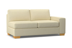 Melrose Right Arm Apartment Size Sofa :: Leg Finish: Natural / Configuration: RAF - Chaise on the Right