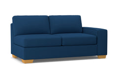 Melrose Right Arm Apartment Size Sofa :: Leg Finish: Natural / Configuration: RAF - Chaise on the Right