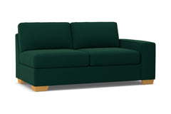 Melrose Right Arm Apartment Size Sofa :: Leg Finish: Natural / Configuration: RAF - Chaise on the Right