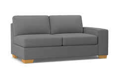 Melrose Right Arm Apartment Size Sofa :: Leg Finish: Natural / Configuration: RAF - Chaise on the Right