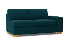 Melrose Right Arm Apartment Size Sofa :: Leg Finish: Natural / Configuration: RAF - Chaise on the Right