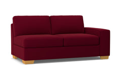 Melrose Right Arm Apartment Size Sofa :: Leg Finish: Natural / Configuration: RAF - Chaise on the Right