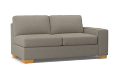 Melrose Right Arm Apartment Size Sofa :: Leg Finish: Natural / Configuration: RAF - Chaise on the Right