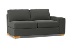 Melrose Right Arm Apartment Size Sofa :: Leg Finish: Natural / Configuration: RAF - Chaise on the Right