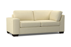 Melrose Left Arm Corner Apt Size Sofa :: Leg Finish: Espresso / Configuration: LAF - Chaise on the Left