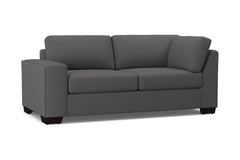 Melrose Left Arm Corner Apt Size Sofa :: Leg Finish: Espresso / Configuration: LAF - Chaise on the Left