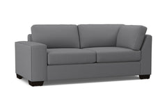 Melrose Left Arm Corner Apt Size Sofa :: Leg Finish: Espresso / Configuration: LAF - Chaise on the Left