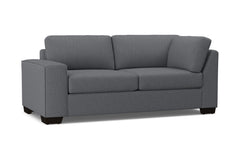 Melrose Left Arm Corner Apt Size Sofa :: Leg Finish: Espresso / Configuration: LAF - Chaise on the Left